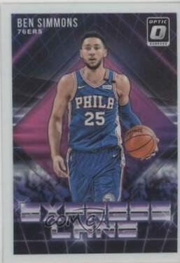Ben Simmons #3 Basketball Cards 2018 Panini Donruss Optic Express Lane