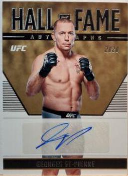 Georges St Pierre #HF-GSP Ufc Cards 2022 Panini Chronicles UFC Hall of Fame Autographs