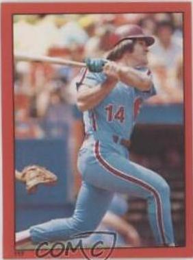 Pete Rose #117 Baseball Cards 1982 O Pee Chee Stickers