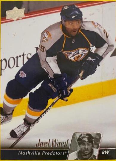 Joel Ward #88 Hockey Cards 2010 Upper Deck