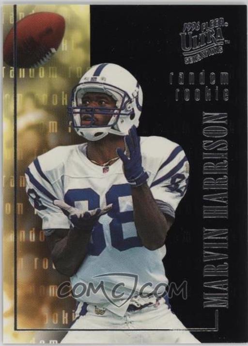 Marvin Harrison #6 Football Cards 1996 Fleer Rookie Sensations