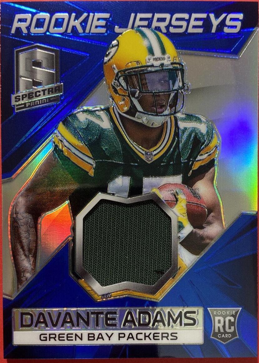 Davante Adams #RJ-DA Football Cards 2014 Panini Spectra Rookie Jerseys
