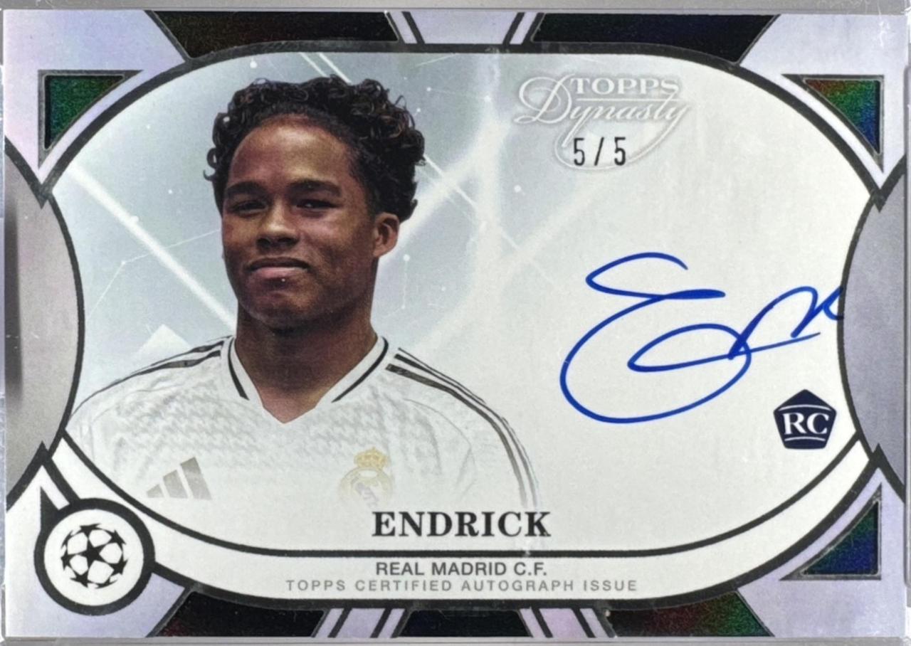 Endrick #DAV-E1 2024 Topps Dynasty UEFA Autograph