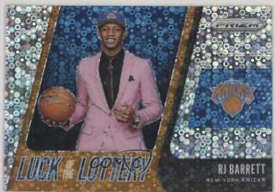 RJ Barrett [Fast Break] #3 Basketball Cards 2019 Panini Prizm Luck of the Lottery