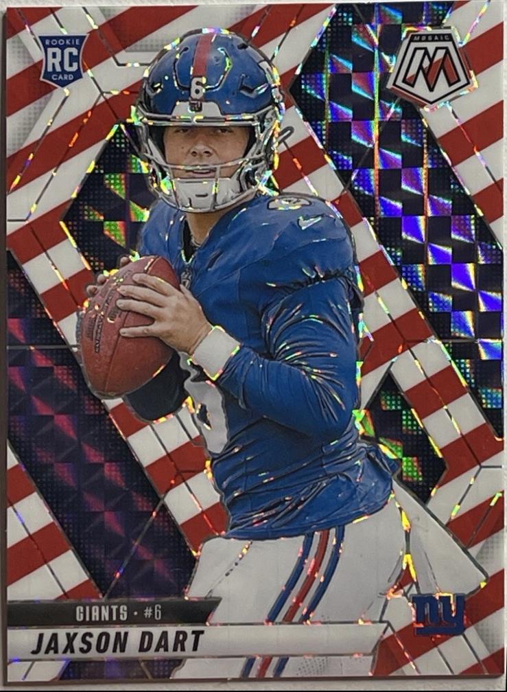 Jaxson Dart [Mosaic Red White Stripe] #362 Prices | 2025 Panini