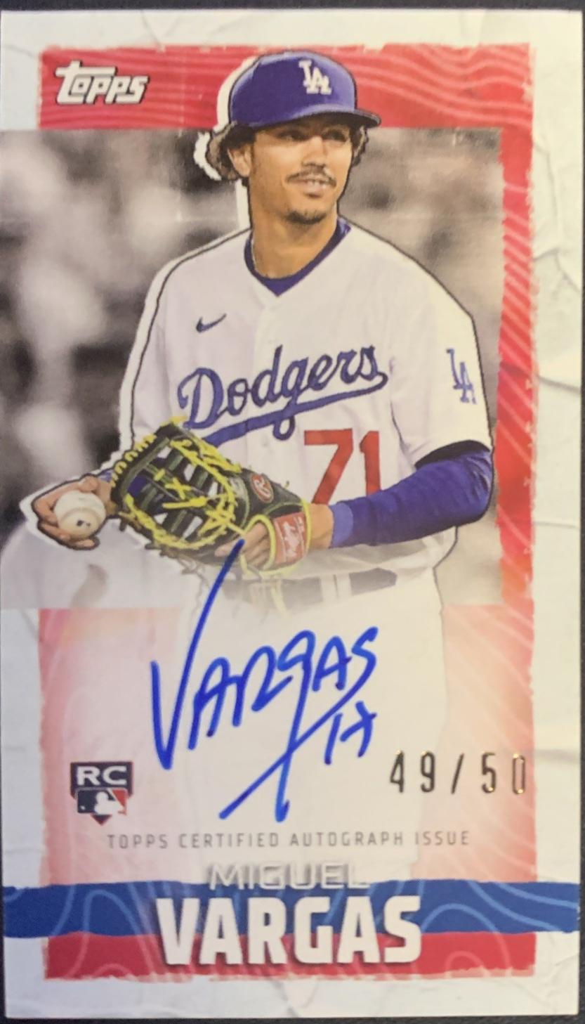Miguel Vargas #TRA-MV 2023 Topps Rip Autograph Baseball