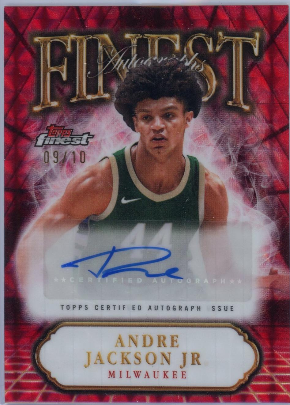 Andre Jackson Jr. [Red Black Geometric Refractor] #FA-AJ