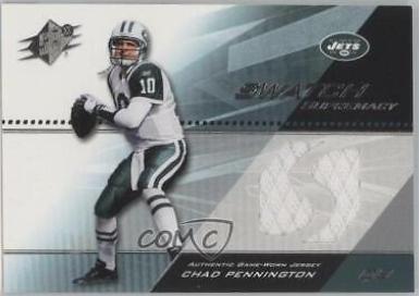 Chad Pennington #SW-CP Football Cards 2004 Spx Swatch Supremacy