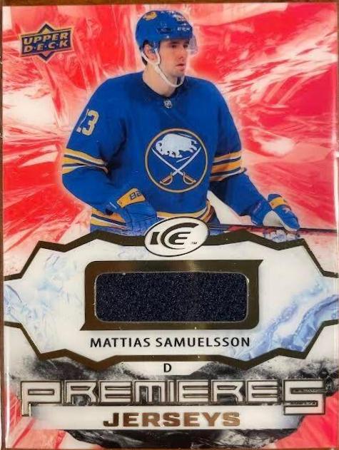 Mattias Samuelsson #IPA-MS 2021 Upper Deck Ice Premieres Hockey