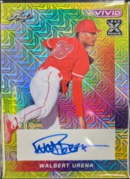 Walbert Urena #BA-WU1 2023 Leaf Vivid Autograph Baseball