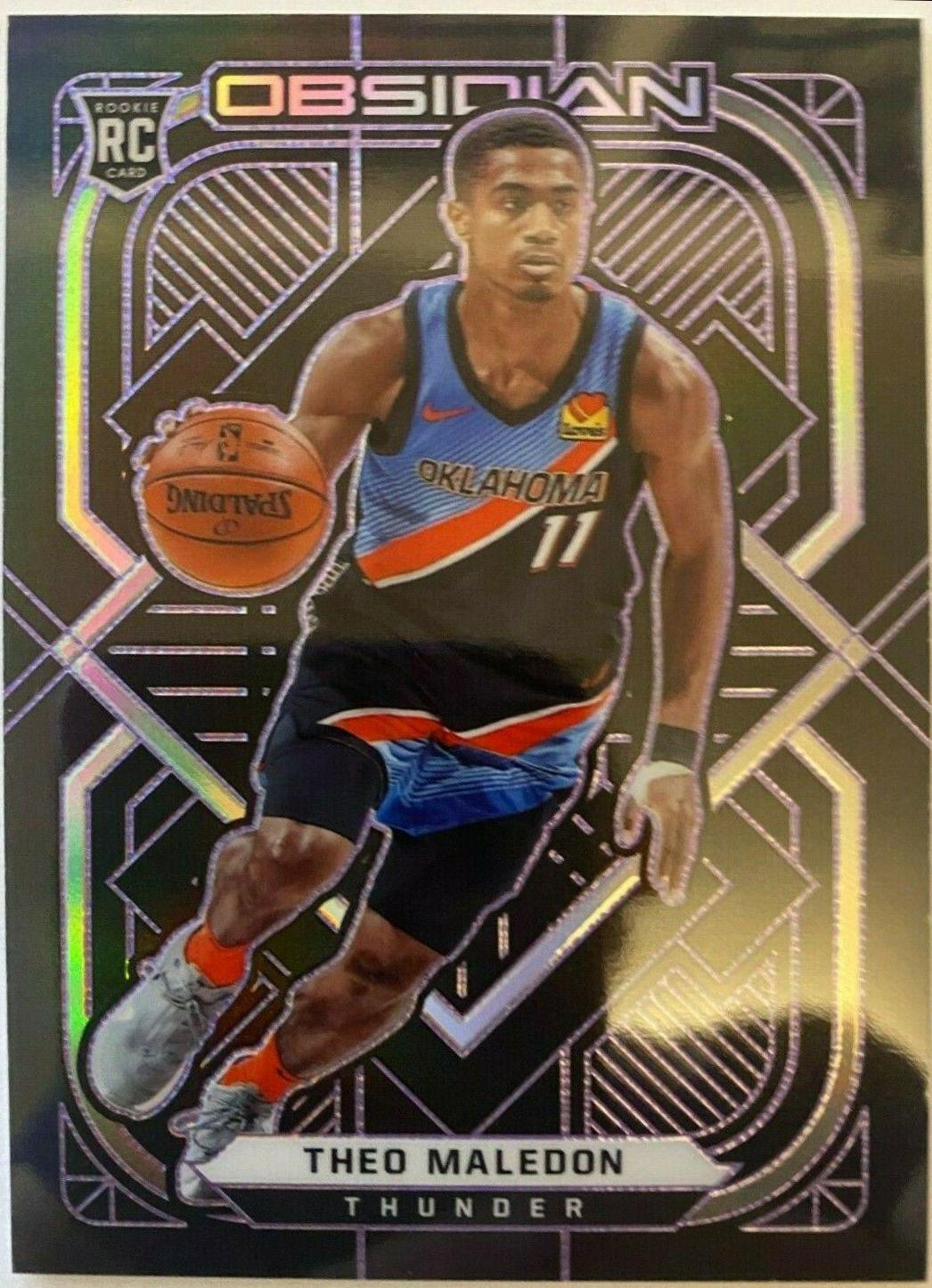 Theo Maledon #163 Basketball Cards 2020 Panini Obsidian