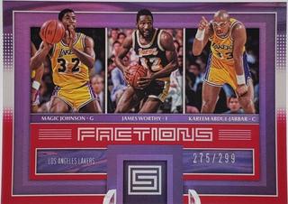 Kareem Abdul-Jabbar/James Worthy/Magic Johnson