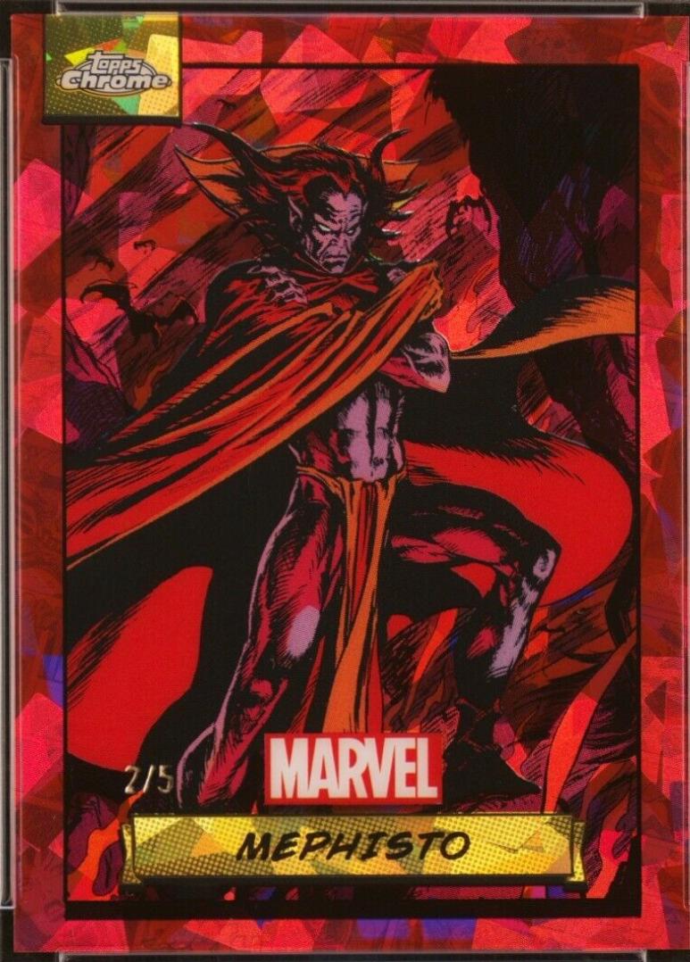 2024 Topps Chrome Mephisto [Red Sapphire] #2 card