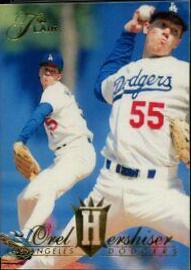 Orel Hershiser #178 Baseball Cards 1994 Flair