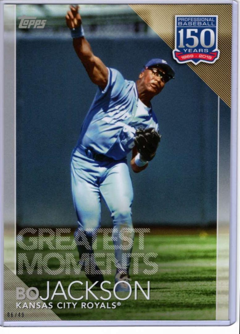 Bo Jackson #150-58 2019 Topps Update 150 Years of Professional Baseball