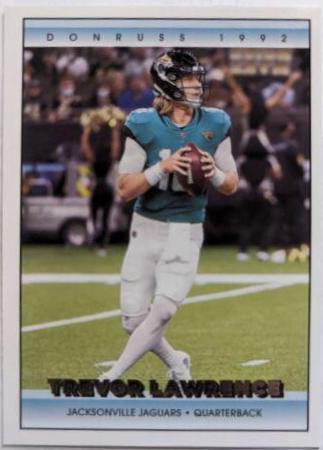 Trevor Lawrence #9 Football Cards 2022 Panini Donruss Retro 1992