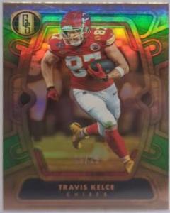 Travis Kelce [Emerald] #47 Football Cards 2024 Panini Gold Standard