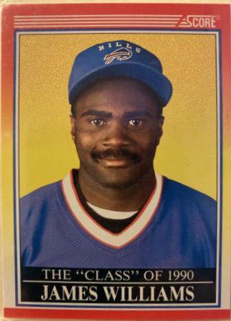 James Williams #613 Football Cards 1990 Panini Score