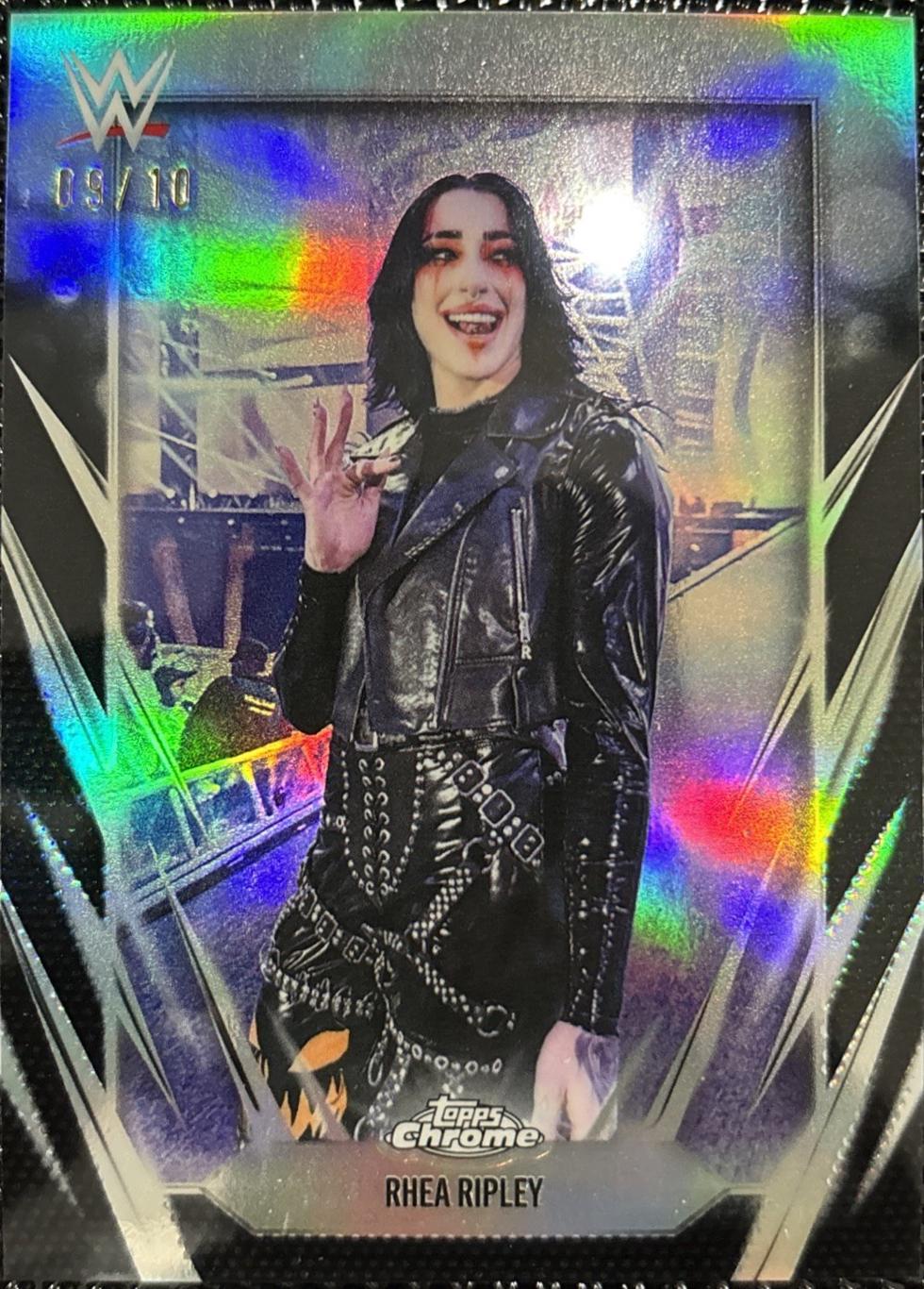 Rhea Ripley [Logofractor Black] #20 Prices | 2026 Topps Chrome WWE ...