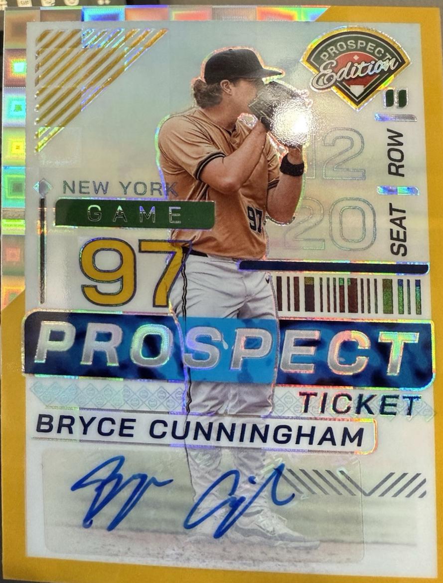 Bryce Cunningham [Gold Pandora Holo Ticket Signature] #13
