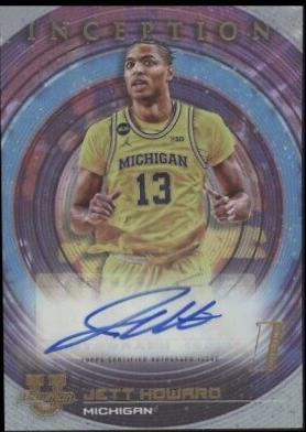 Jett Howard #BIA-JHD 2022 Bowman University Inception Autograph Basketball