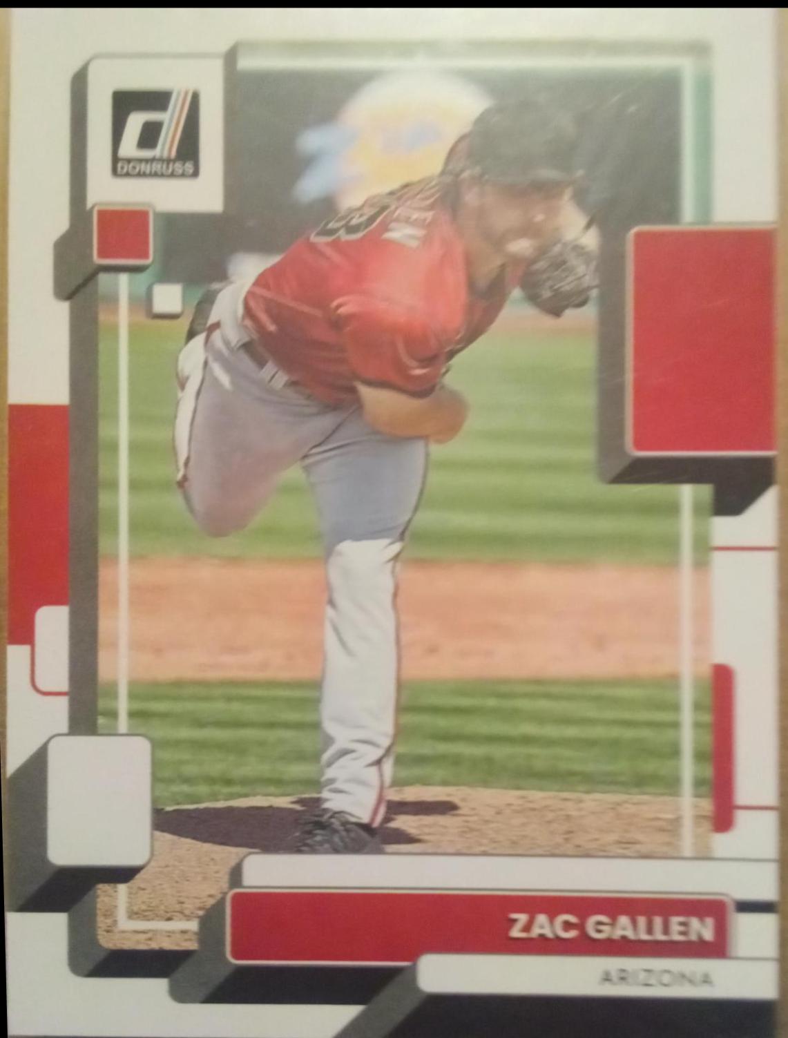 Zac Gallen #90 Baseball Cards 2022 Panini Donruss