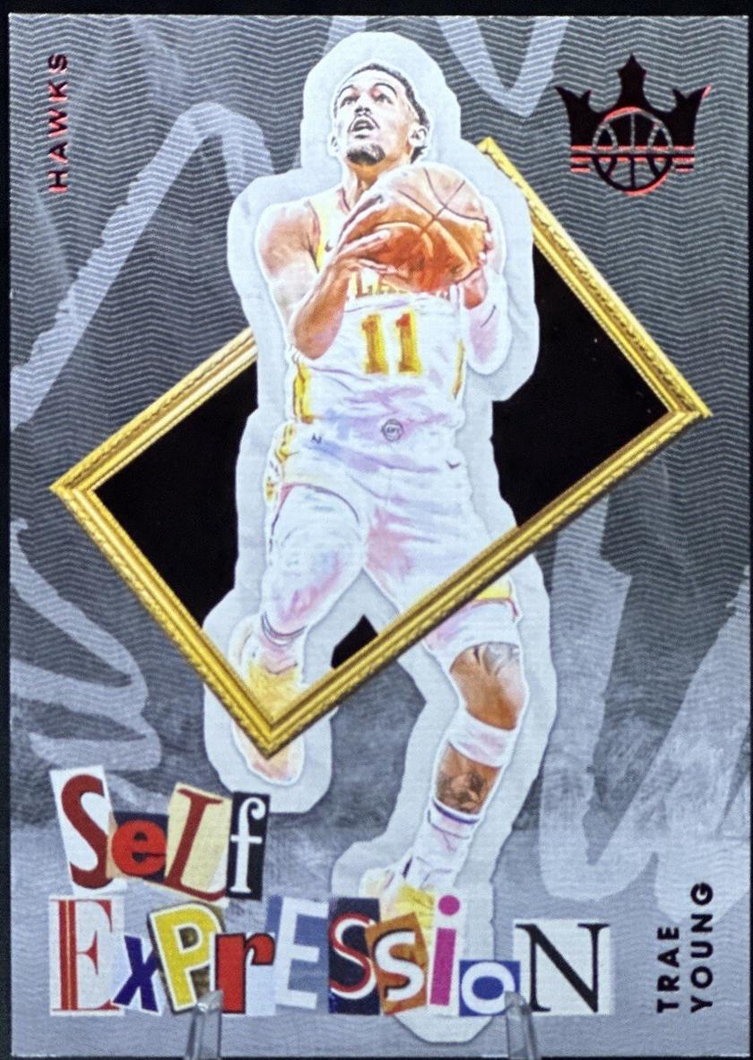 Trae Young #7 Basketball Cards 2024 Panini Court Kings Self Expression