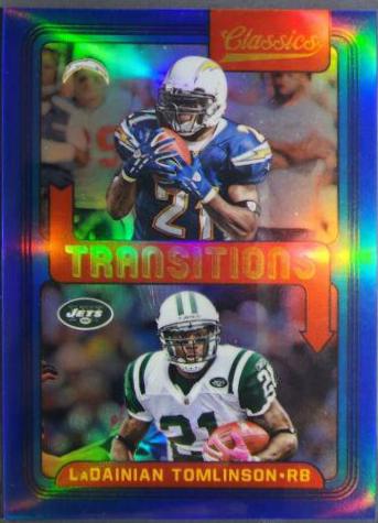 LaDainian Tomlinson #T-23 Football Cards 2021 Panini Classics Transitions