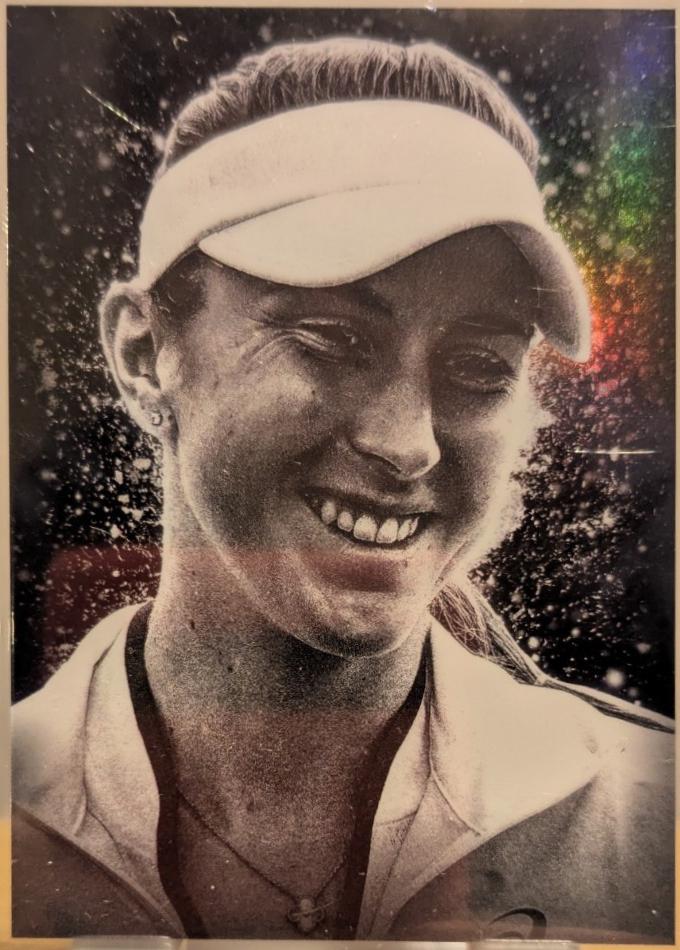 Belinda Bencic #II-BB Tennis Cards 2024 Topps Graphite Intricate Images
