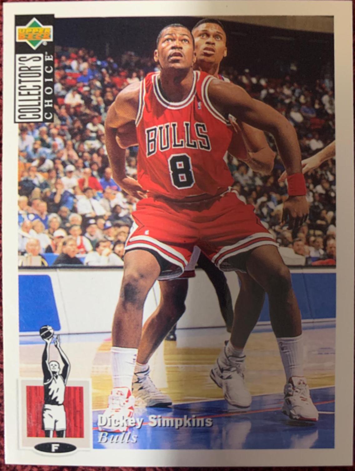 Dickey Simpkins #262 Basketball Cards 1994 Collector's Choice
