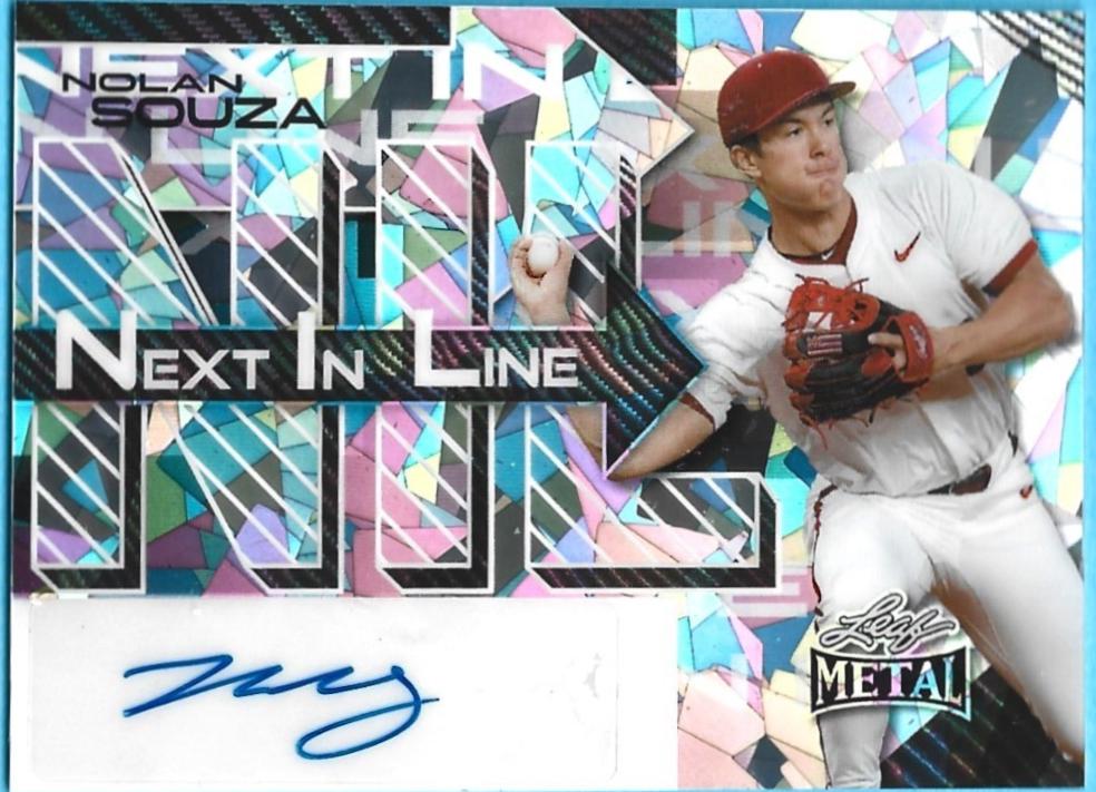 Nolan Souza #NL-NS1 2025 Leaf Metal Baseball Next In Line