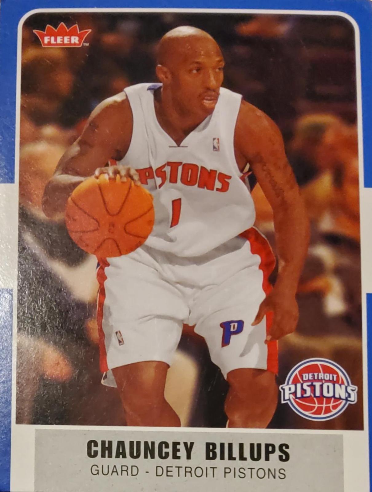 Chauncey Billups #1 2007 Fleer Basketball
