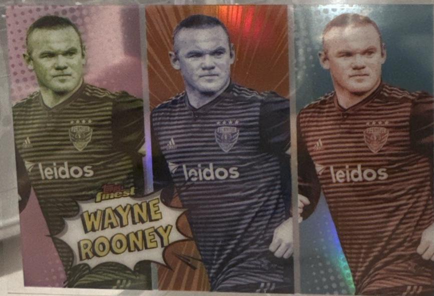 Wayne Rooney #PA-13 Soccer Cards 2024 Topps Finest MLS Pop Art