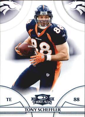 Tony Scheffler #35 Football Cards 2008 Panini Donruss Threads