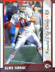 Elvis Grbac #16 Football Cards 1999 Bowman