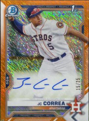 JC Correa [Orange Shimmer Refractor] #CPA-JCO