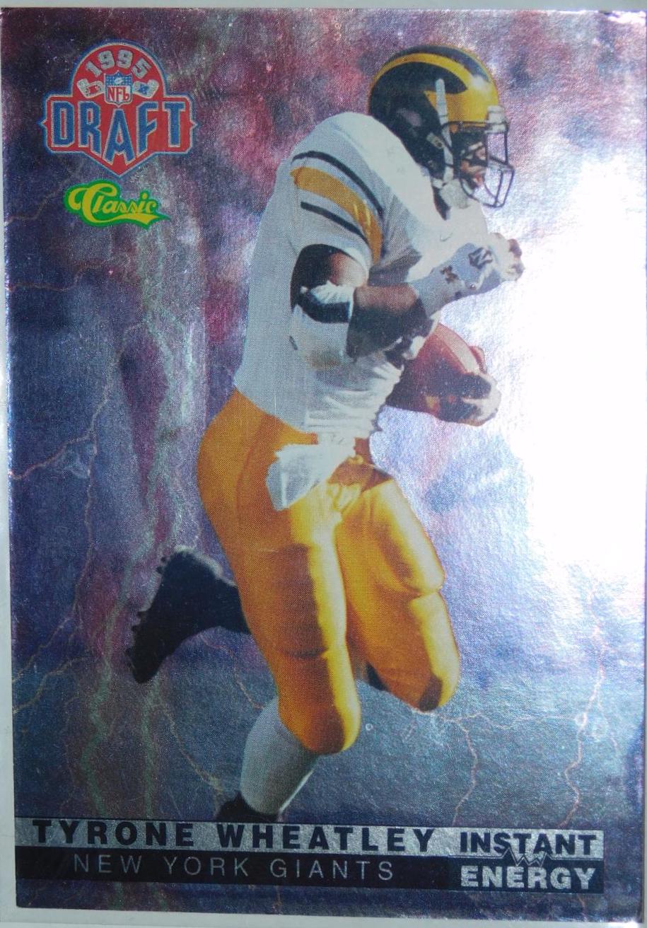 TYRONE WHEATLY #IE5 Football Cards 1996 Classic NFL Draft