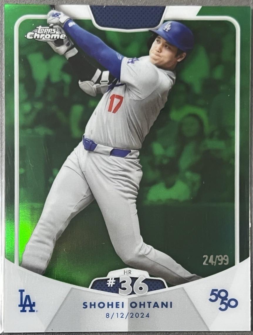 Shohei Ohtani [Green Refractor] #HR36