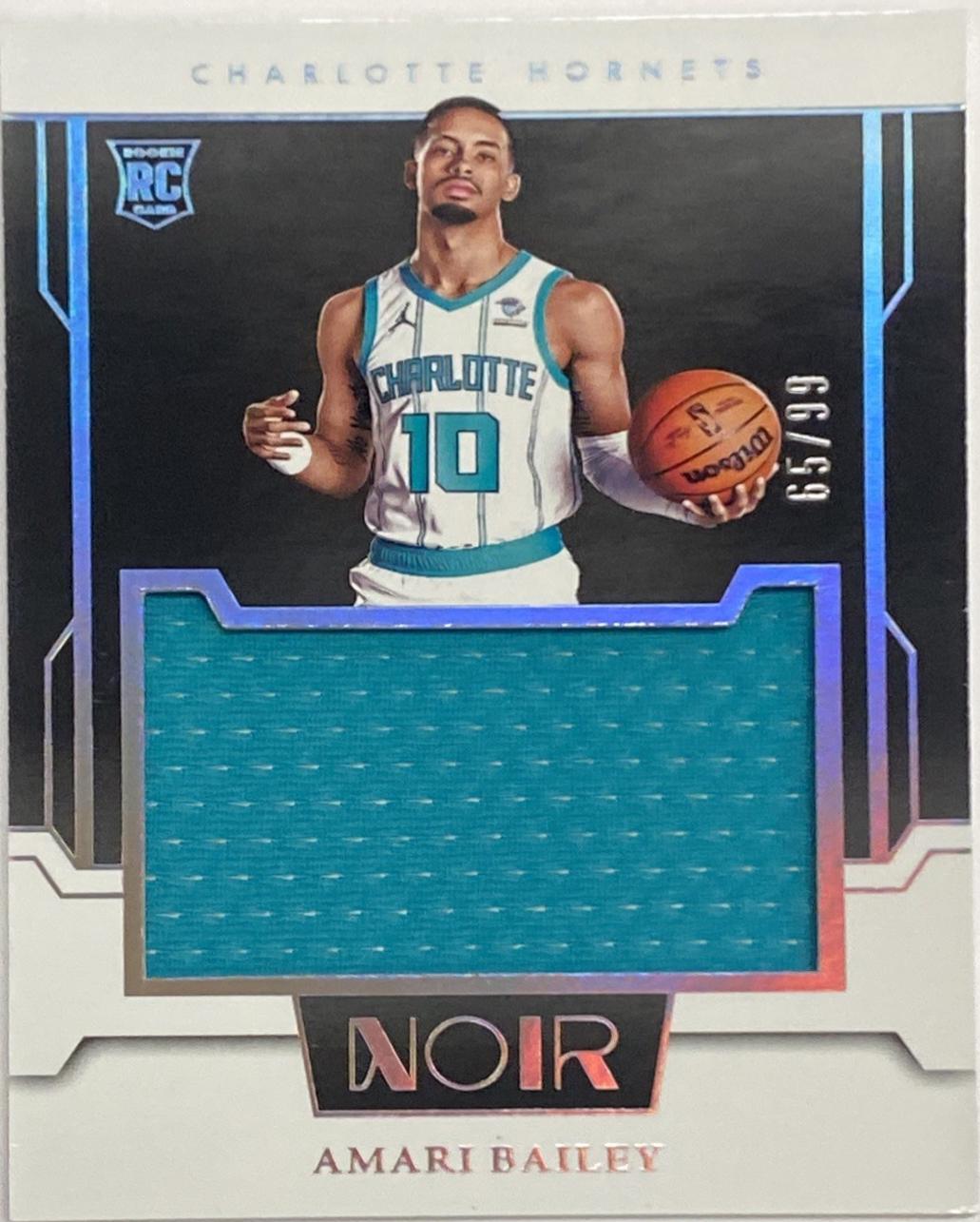 Amari Bailey #RJM-ABA 2023 Panini Noir Rookie Jumbo Material Basketball