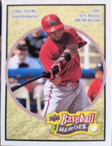 Chris Young #3 Baseball Cards 2008 Upper Deck Baseball Heroes