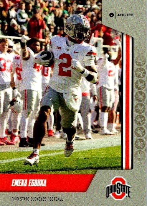 Emeka Egbuka #31 Football Cards 2023 ONIT Athlete Ohio State Buckeyes