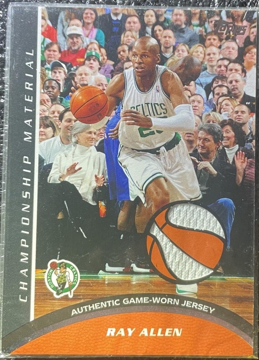 Ray Allen #CM-RA Basketball Cards 2009 Topps Championship Materials