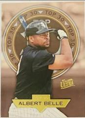 Albert Belle #11 Baseball Cards 1997 Ultra Top 30 Prices