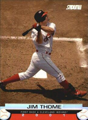 Jim Thome #40 Baseball Cards 2001 Stadium Club