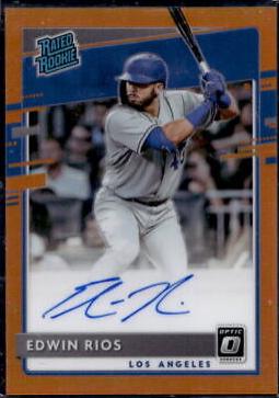 Edwin Rios [Orange] #RRS-ER Prices | 2020 Panini Donruss Optic Rated ...