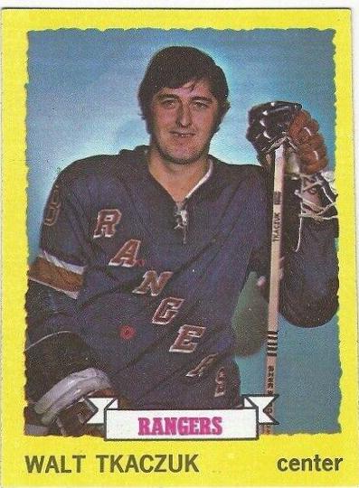Walt Tkaczuk #25 Hockey Cards 1973 Topps