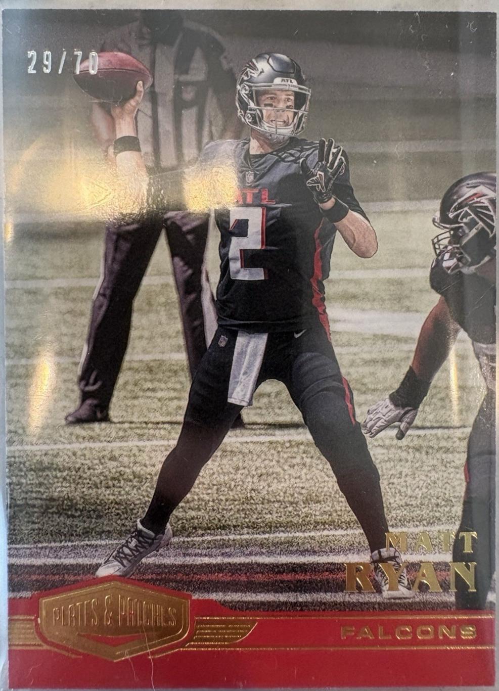Matt Ryan #29 2020 Panini Plates & Patches Football