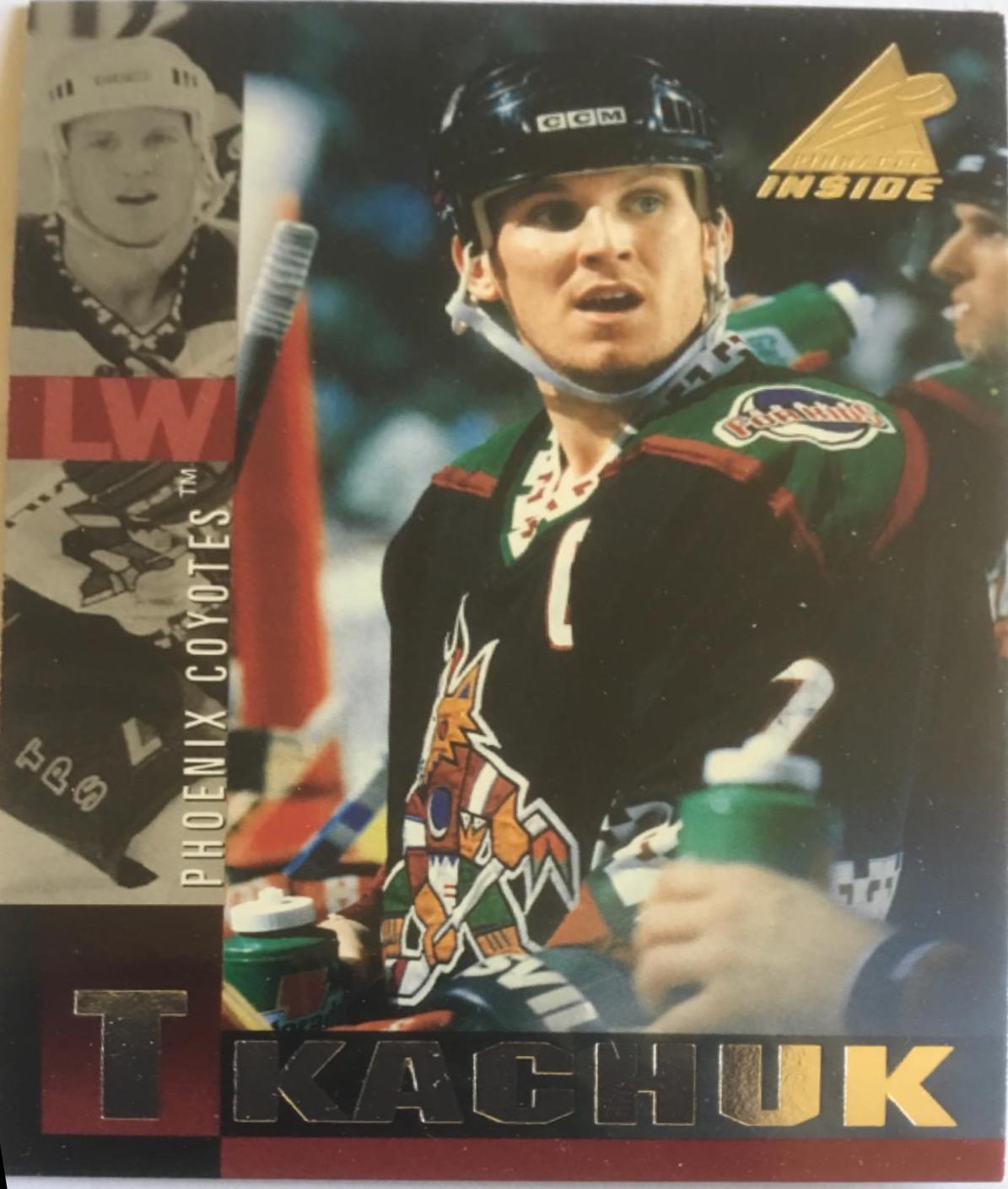 Keith Tkachuk #5 Hockey Cards 1997 Pinnacle Inside