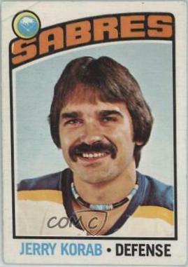 Jerry Korab #27 Hockey Cards 1976 O-Pee-Chee