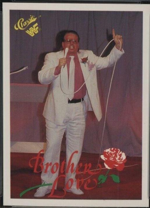 Brother Love #24 Wrestling Cards 1990 Classic WWF